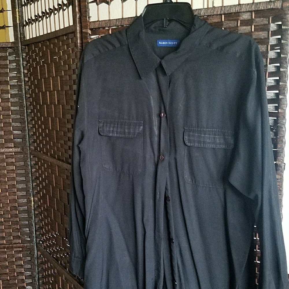KAREN SCOTT Black Shirt